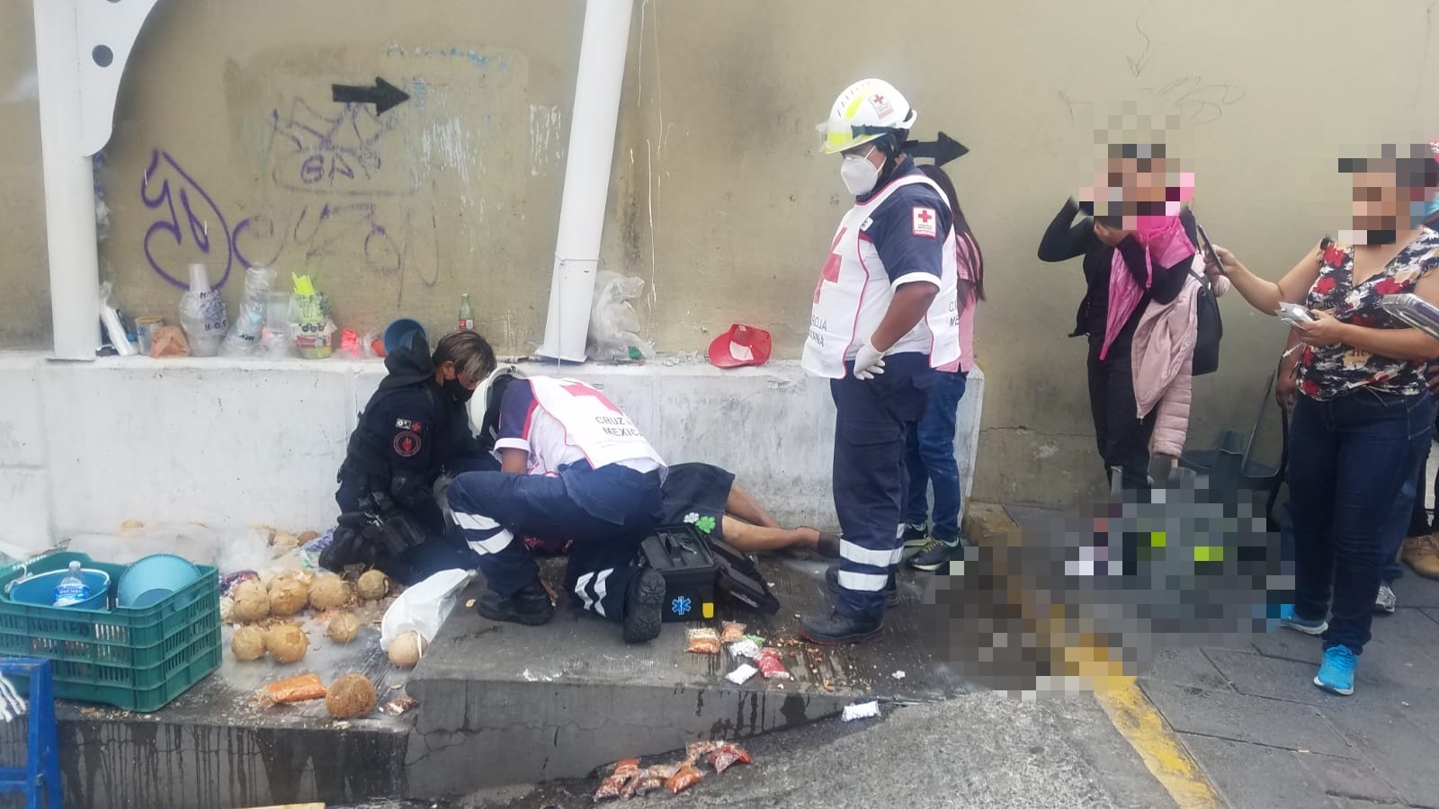 Muere vendedora al ser atropellada por camioneta de valores, en Zacatelco